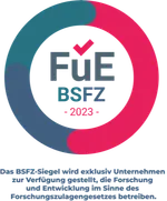 BSFZ-Siegel Forschung und Entwicklung