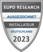 EUPD Research: Ausgezeichneter Installateur Deutschland 2023